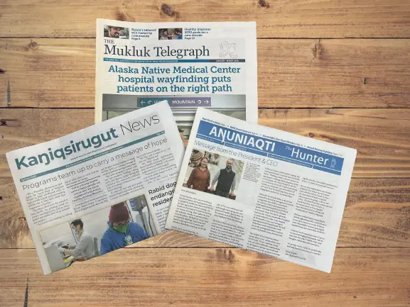 Mukluk Telegraph, Kanjiqsirugut News and Anuniaqti Hunter issues