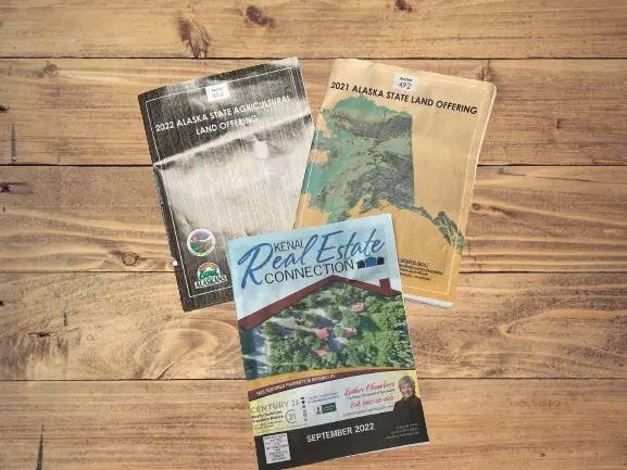 Alaska state land offering and real estate guides