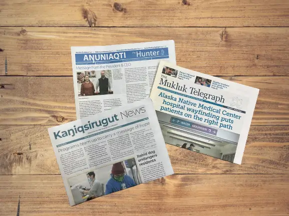 Anuniaqti Hunter, Kanjiqsirugut News and Mukluk Telegraph community newspapers
